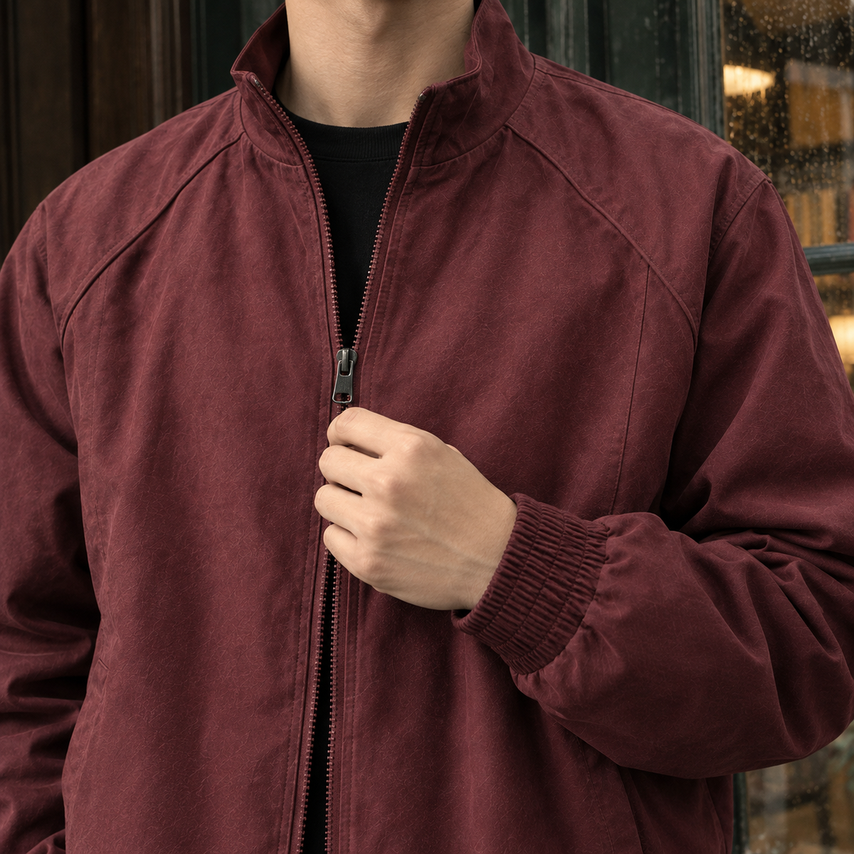 Pilotjacke Damen Relaxed Fit Freizeit