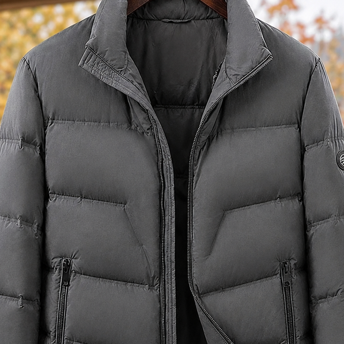 Pufferjacke Herren Regular Fit Freizeit Warm