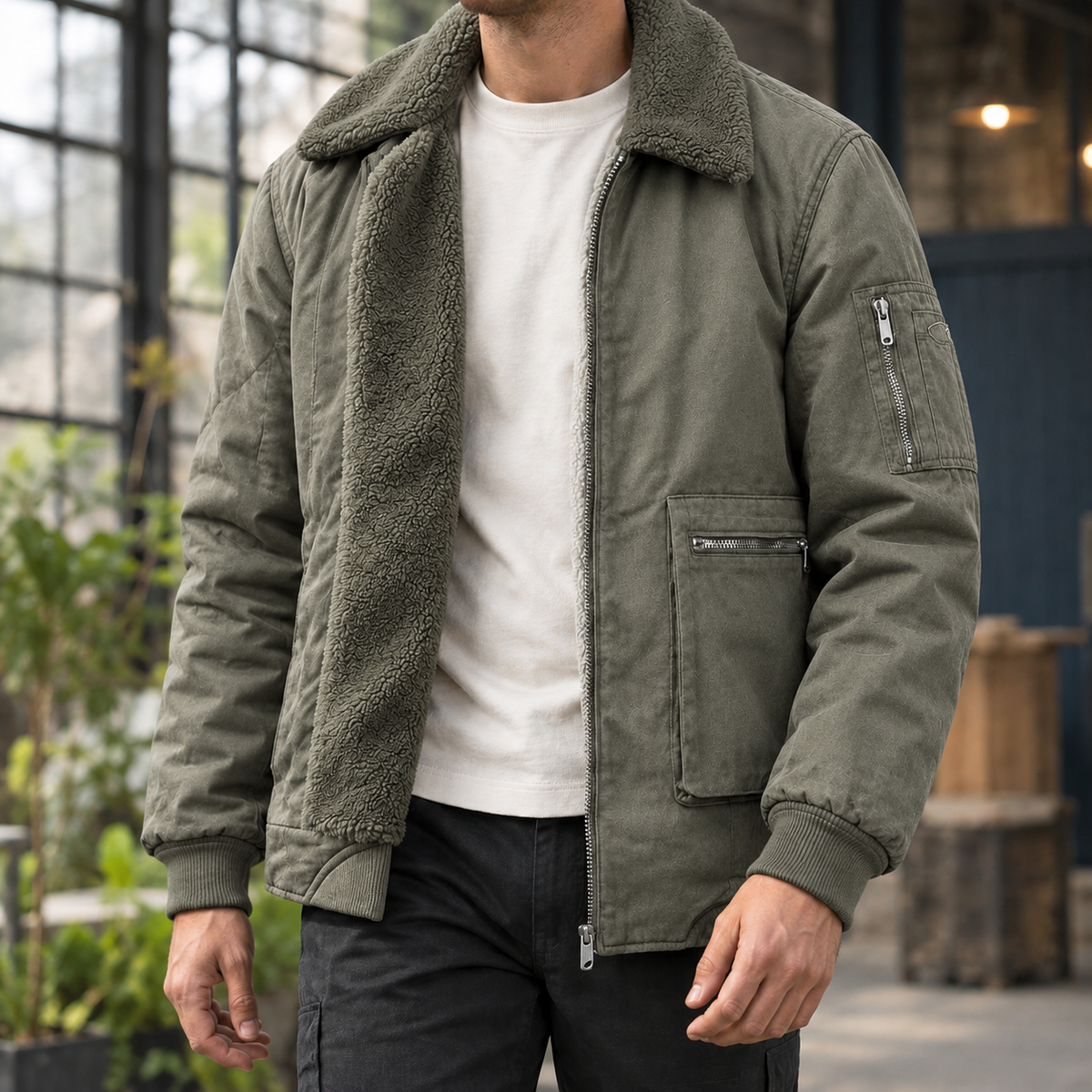 Damen Fleecejacke Relaxed Fit Freizeit