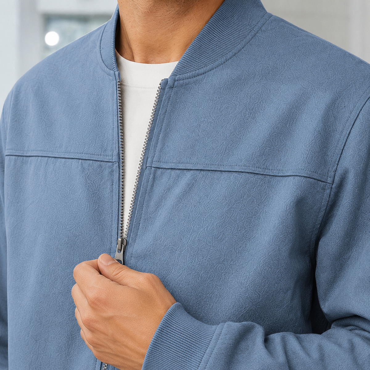 Bomberjacke Herren Slim Fit Freizeit