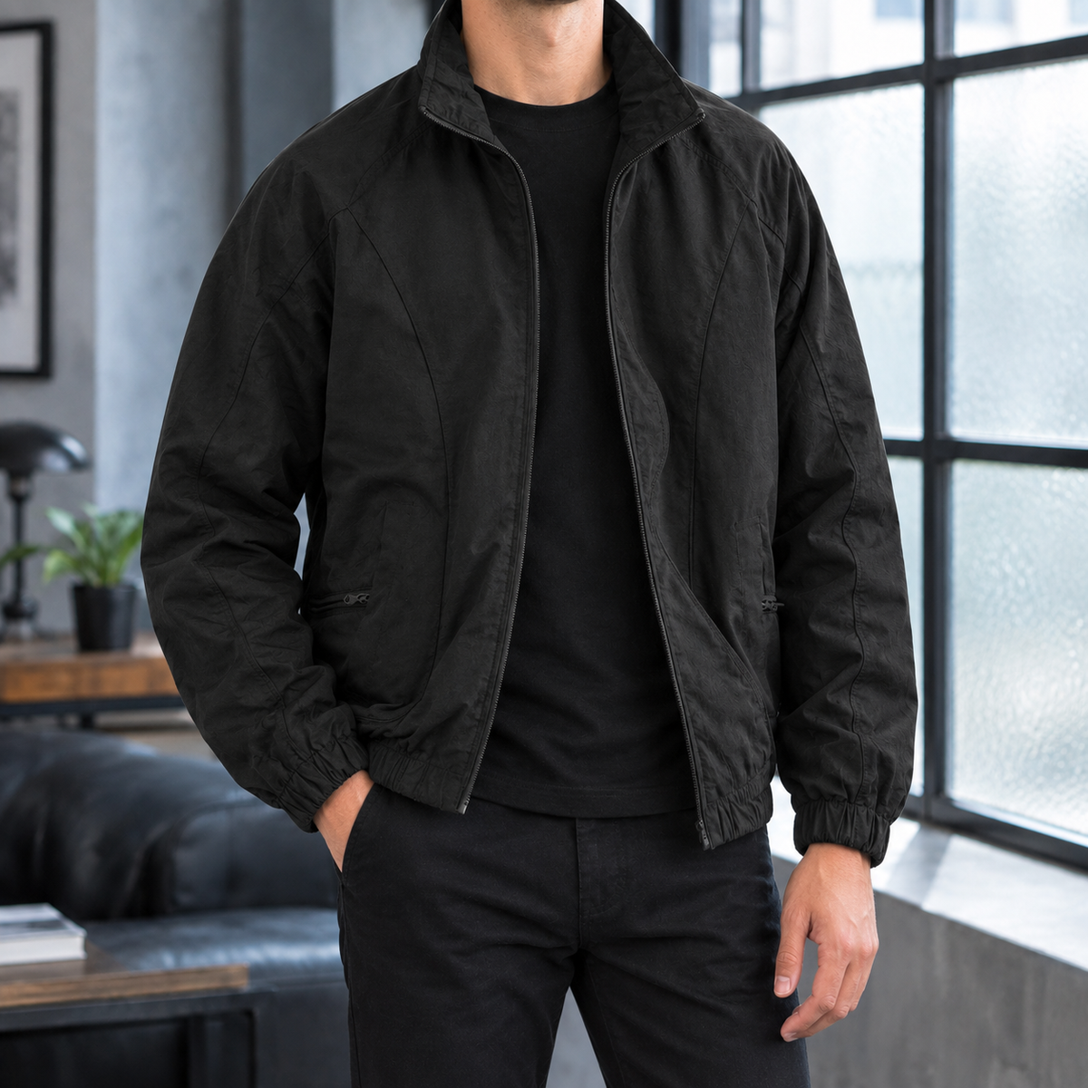 Zip-Jacke Damen Lässige Passform Freizeit