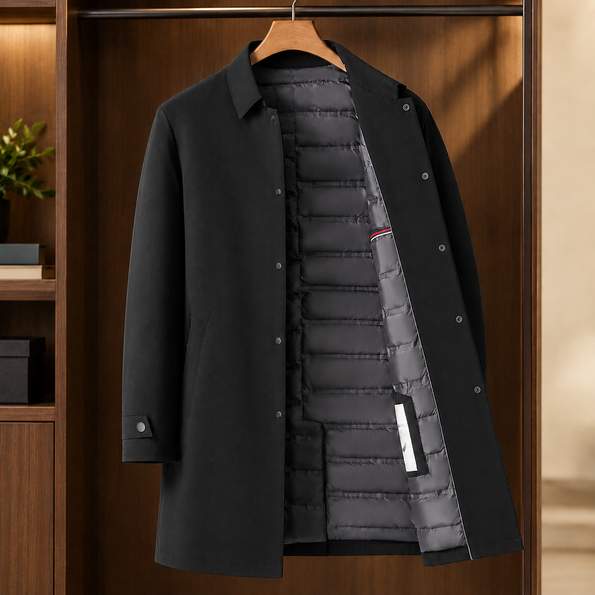 Daunenjacke Damen Regular Fit Smart-Casual Winter