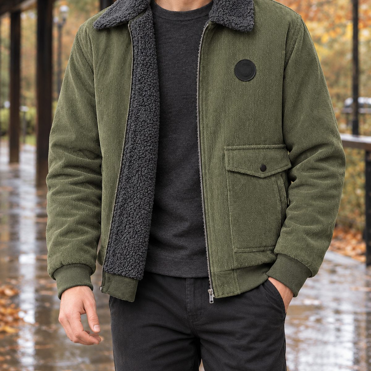 Damen Fleecejacke Regular Fit Casual Winter Freizeit