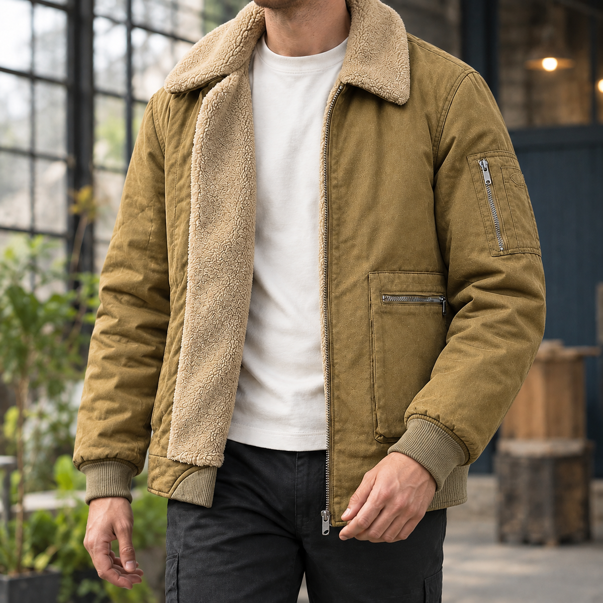 Damen Fleecejacke Relaxed Fit Freizeit