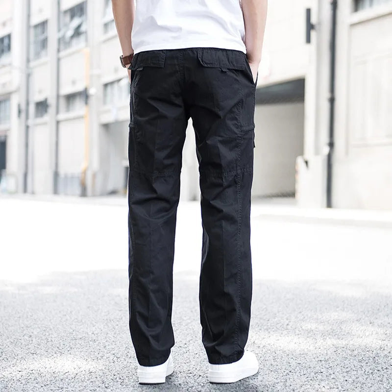 Herren Cargo-Hose mit elastischem Bund