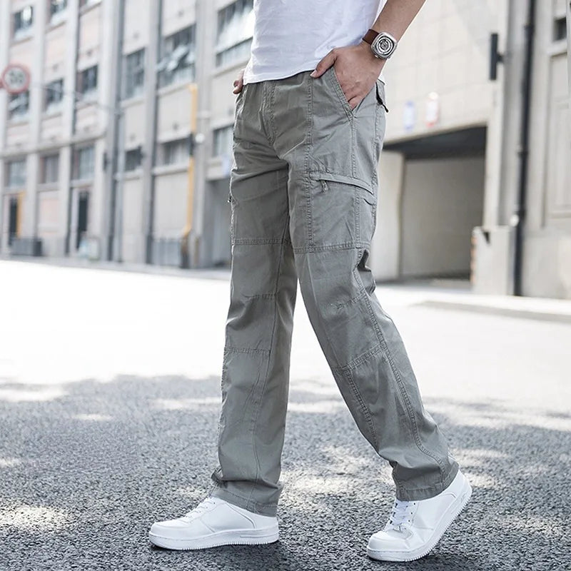 Herren Cargo-Hose mit elastischem Bund
