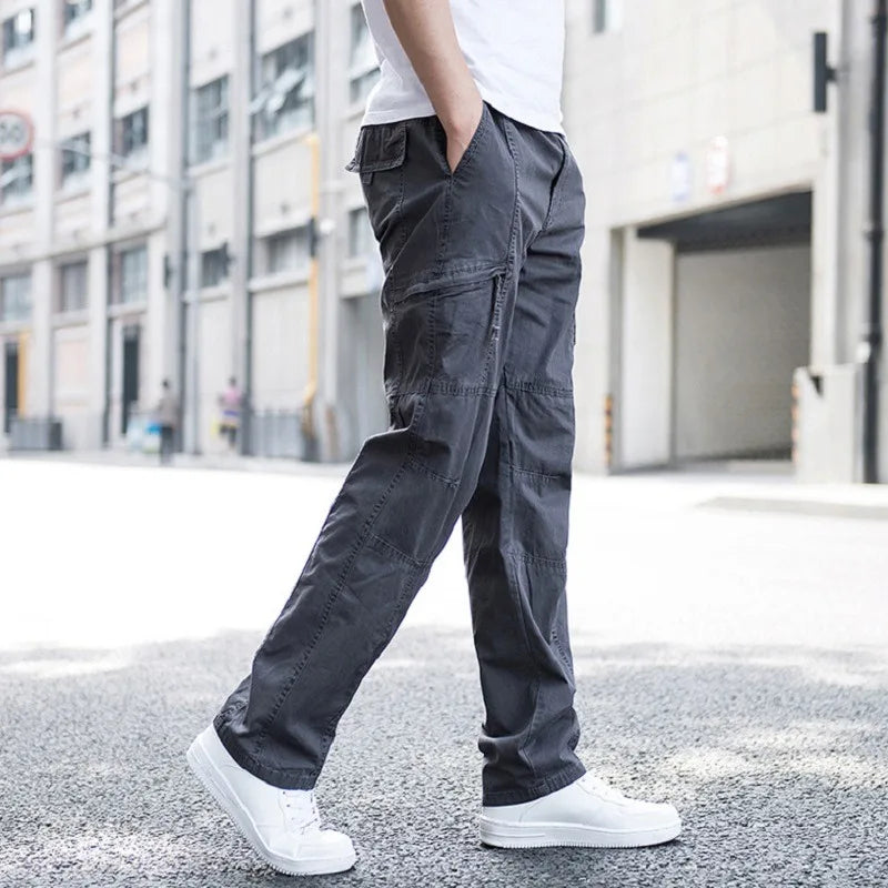 Herren Cargo-Hose mit elastischem Bund