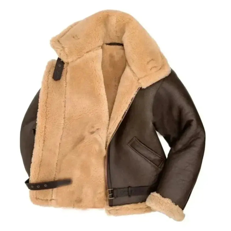 Pilotenjacke Herren Regular Fit Freizeit Winter