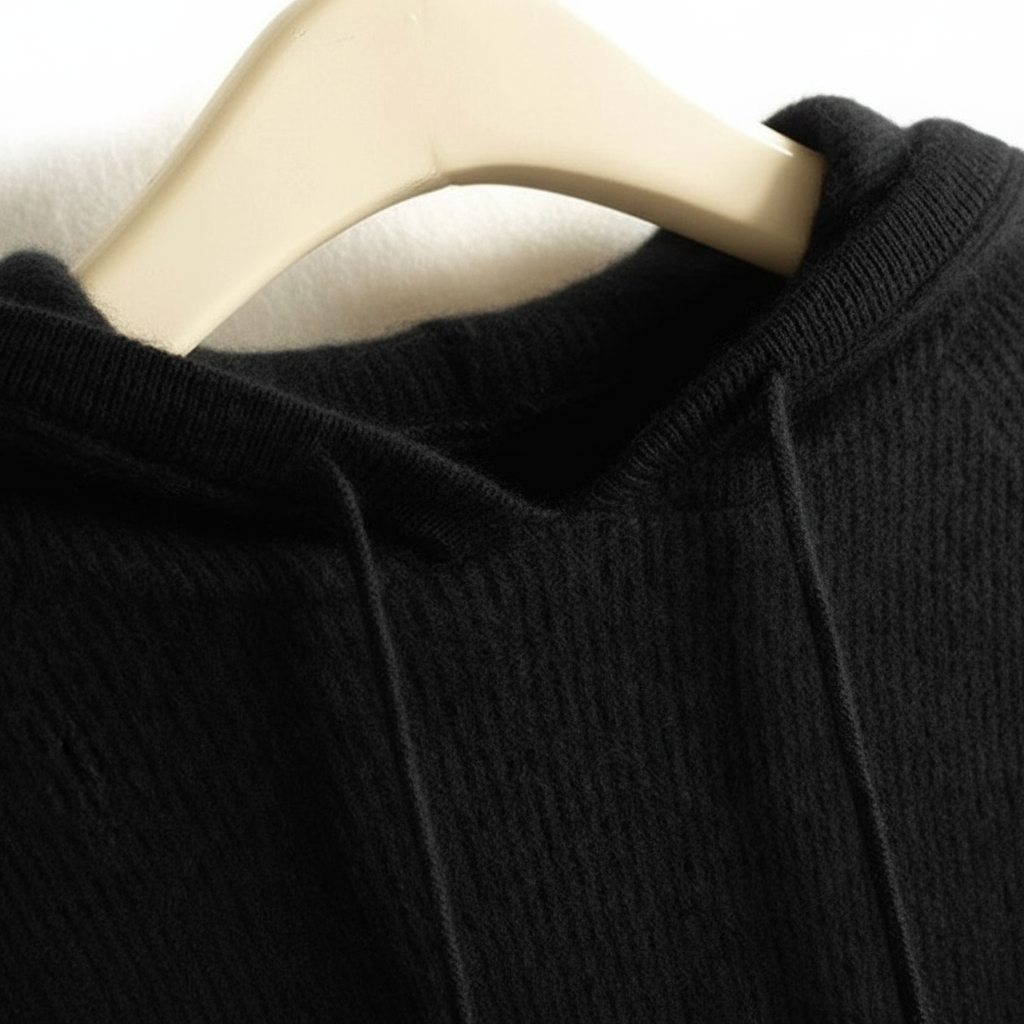 Damen Hoodie Relaxed Fit mit Rippdetails