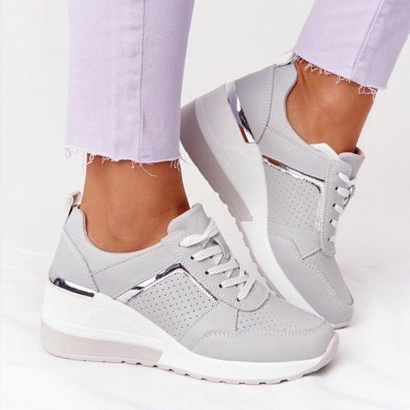 Sneaker Damen Regular Fit Freizeit Leicht und Bequem