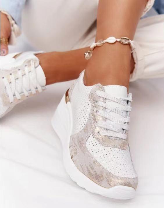 Sneaker Damen Regular Fit Freizeit Leicht und Bequem
