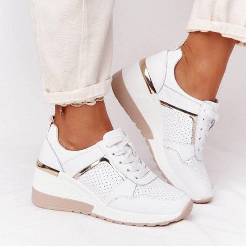 Sneaker Damen Regular Fit Freizeit Leicht und Bequem
