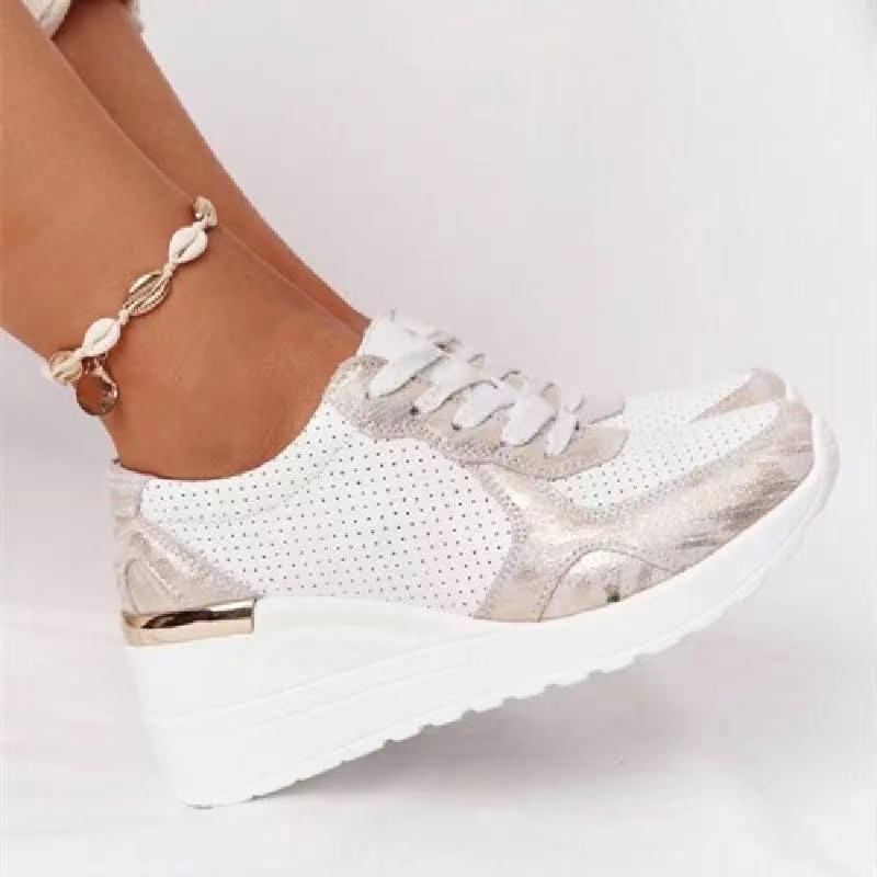 Sneaker Damen Regular Fit Freizeit Leicht und Bequem