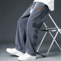 Herren Jogginghose Wide-Leg mit Kordelzug