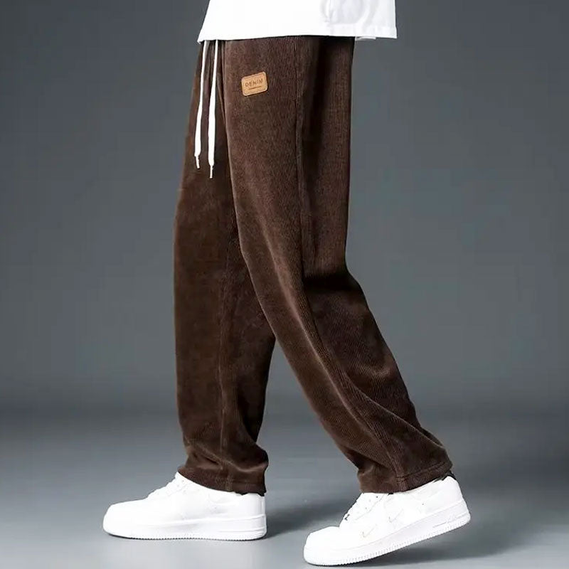 Herren Jogginghose Wide-Leg mit Kordelzug