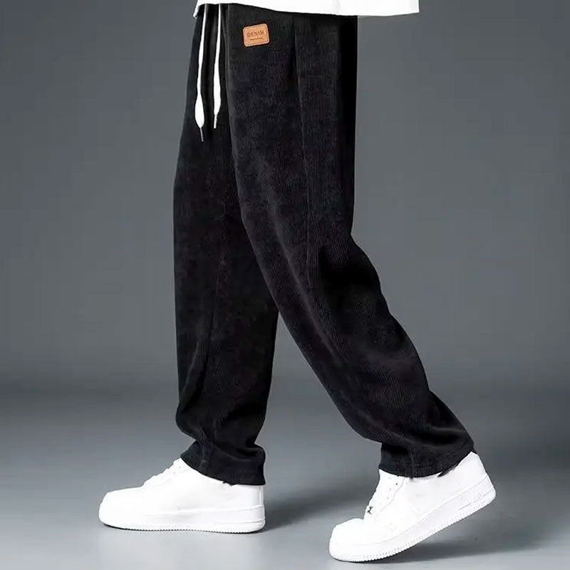 Herren Jogginghose Wide-Leg mit Kordelzug