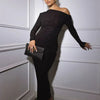 One-Shoulder Pailletten-Maxikleid | Eleganz & Glamour für Damen