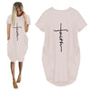 ComfyShirt Übergroßes T-Shirt Jurk