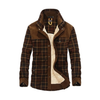 Wolljacke Herren Regular Fit Freizeit Karomuster