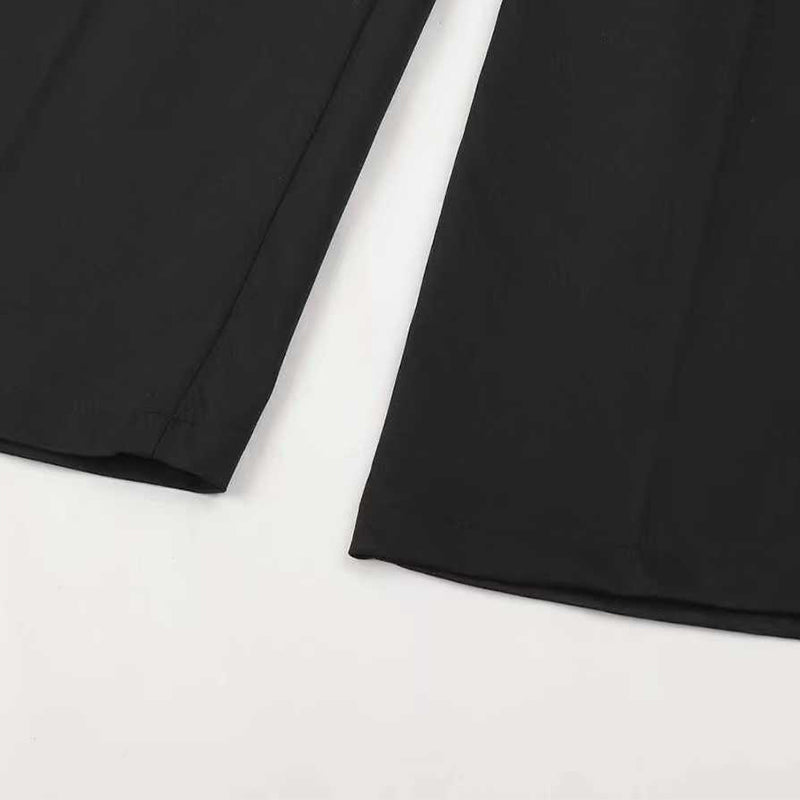 Damen Slim Fit Hose Hohe Taille Elegant Freizeit & Büro