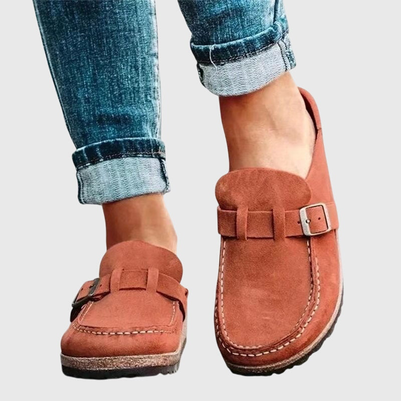 Damen Clogs mit geräumigem Zehenbereich und gepolsterter Innensohle