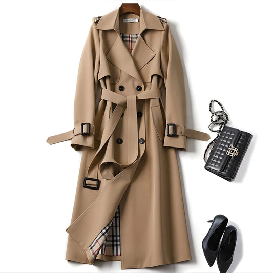 Damen Trenchcoat Regular Fit Business Elegant