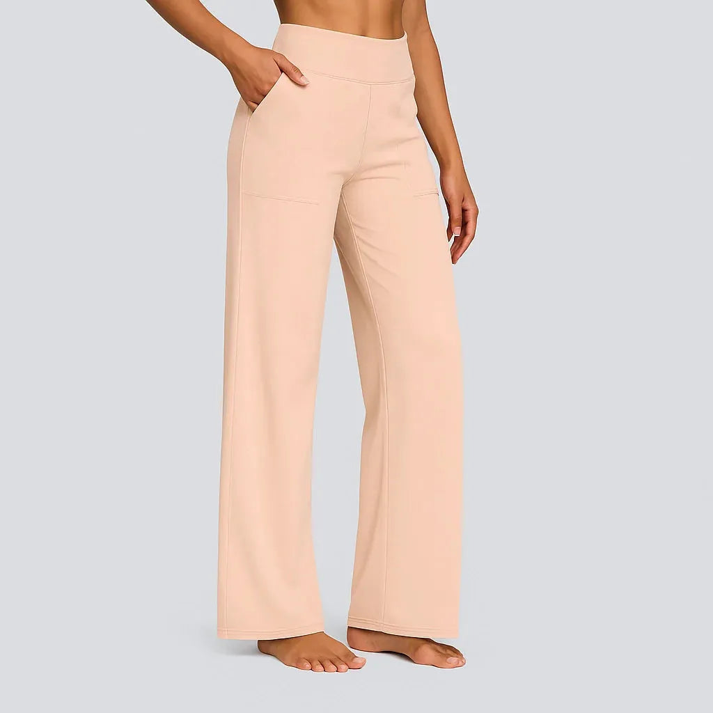Damen Stretchhose Slim Fit Freizeit mit hoher Taille