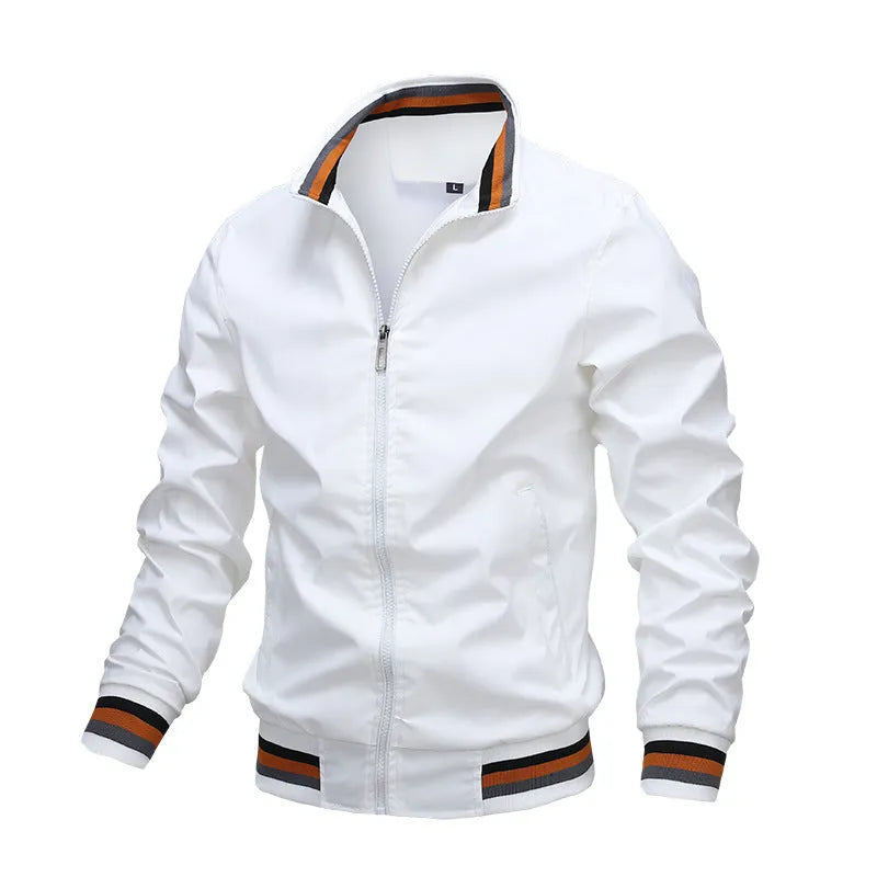Leichte Herrenjacke Slim Fit Sportlich Elegant Freizeit