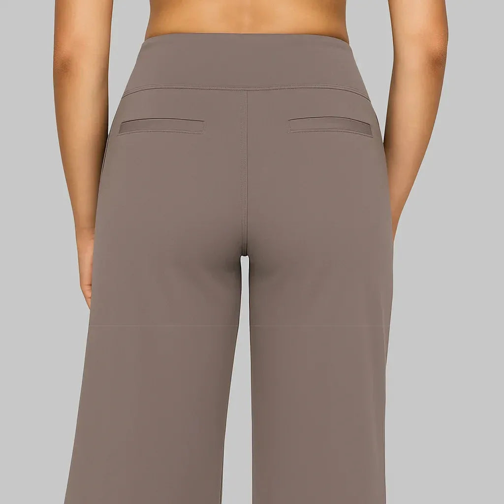 Damen Stretchhose Slim Fit Freizeit mit hoher Taille
