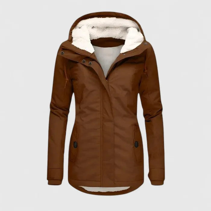 Damen Winterjacke Tailliert Wasser- und Winddicht Freizeit
