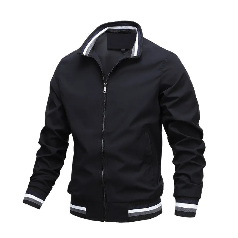 Leichte Herrenjacke Slim Fit Sportlich Elegant Freizeit