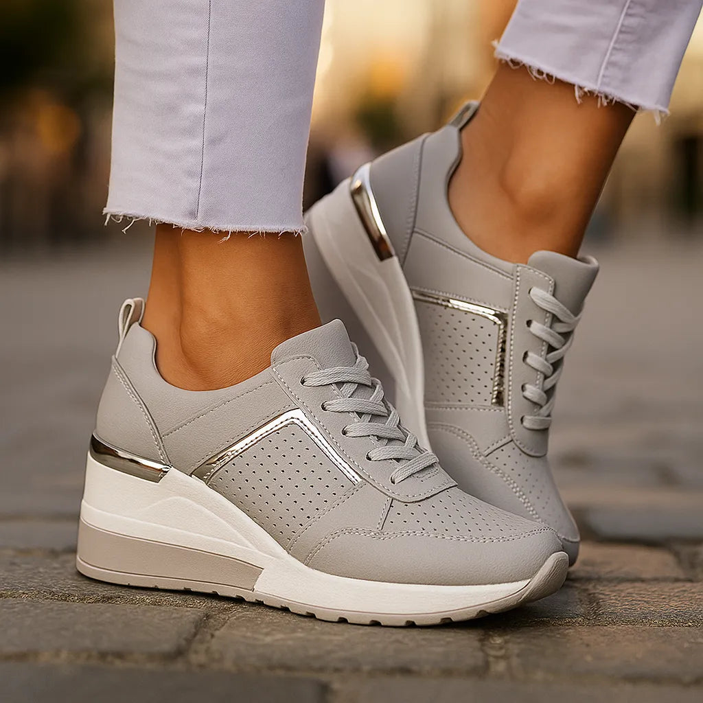 Damen Sneaker Casual Regular Fit Freizeit