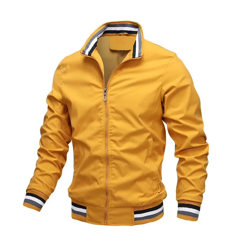 Leichte Herrenjacke Slim Fit Sportlich Elegant Freizeit