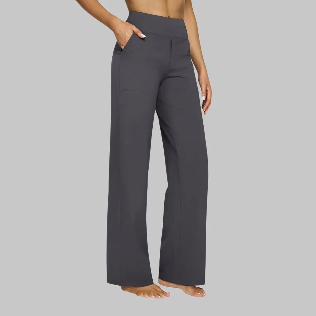Damen Stretchhose Slim Fit Freizeit mit hoher Taille