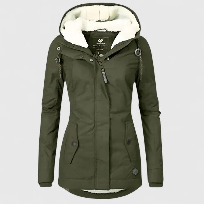 Damen Winterjacke Tailliert Wasser- und Winddicht Freizeit