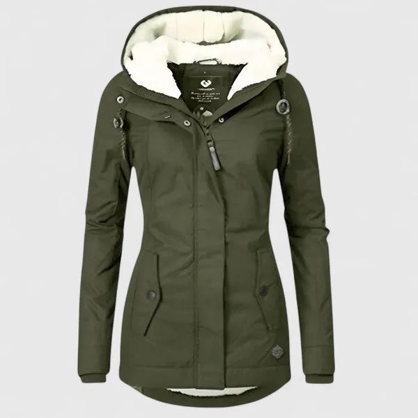 Damen Winterjacke Tailliert Wasser- und Winddicht Freizeit