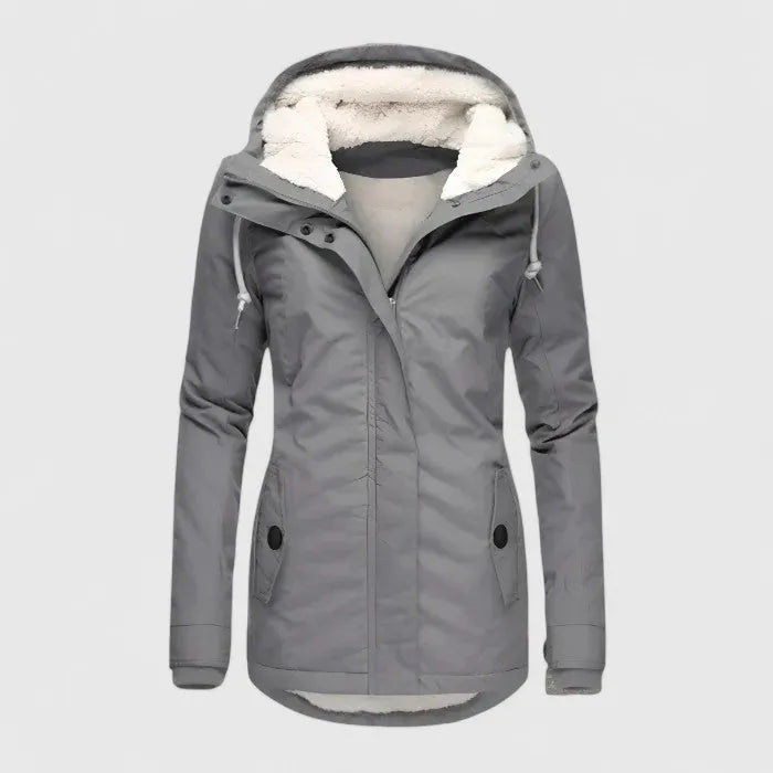 Damen Winterjacke Tailliert Wasser- und Winddicht Freizeit
