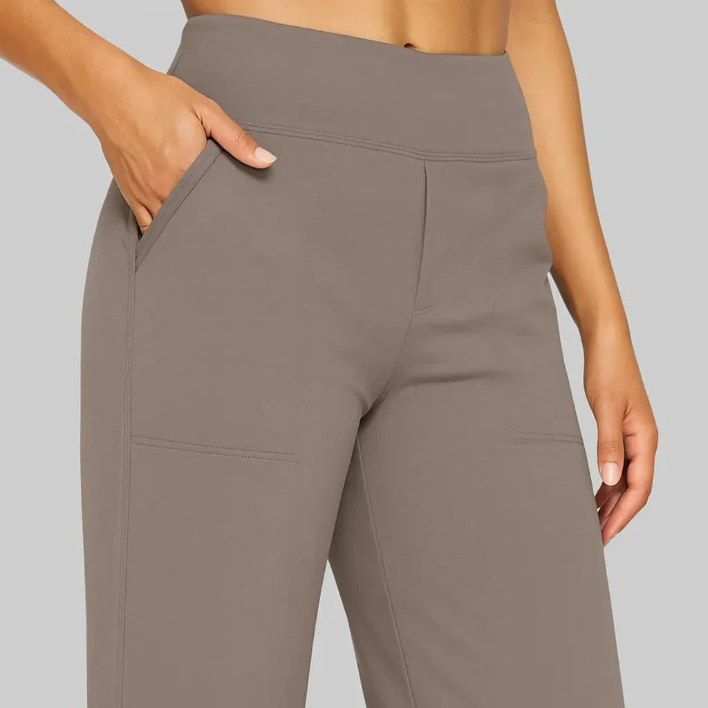 Damen Stretchhose Slim Fit Freizeit mit hoher Taille