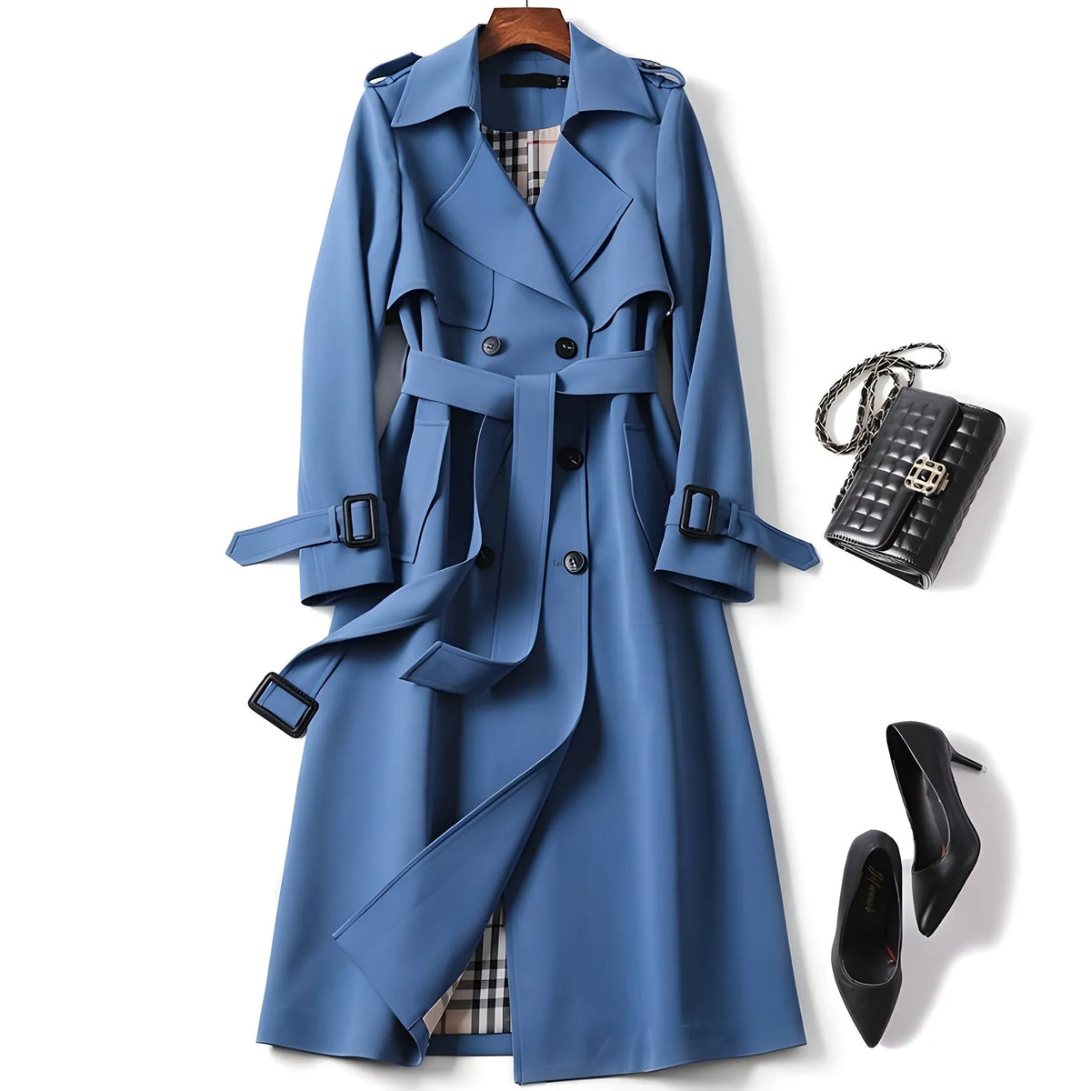 Damen Trenchcoat Regular Fit Business Elegant