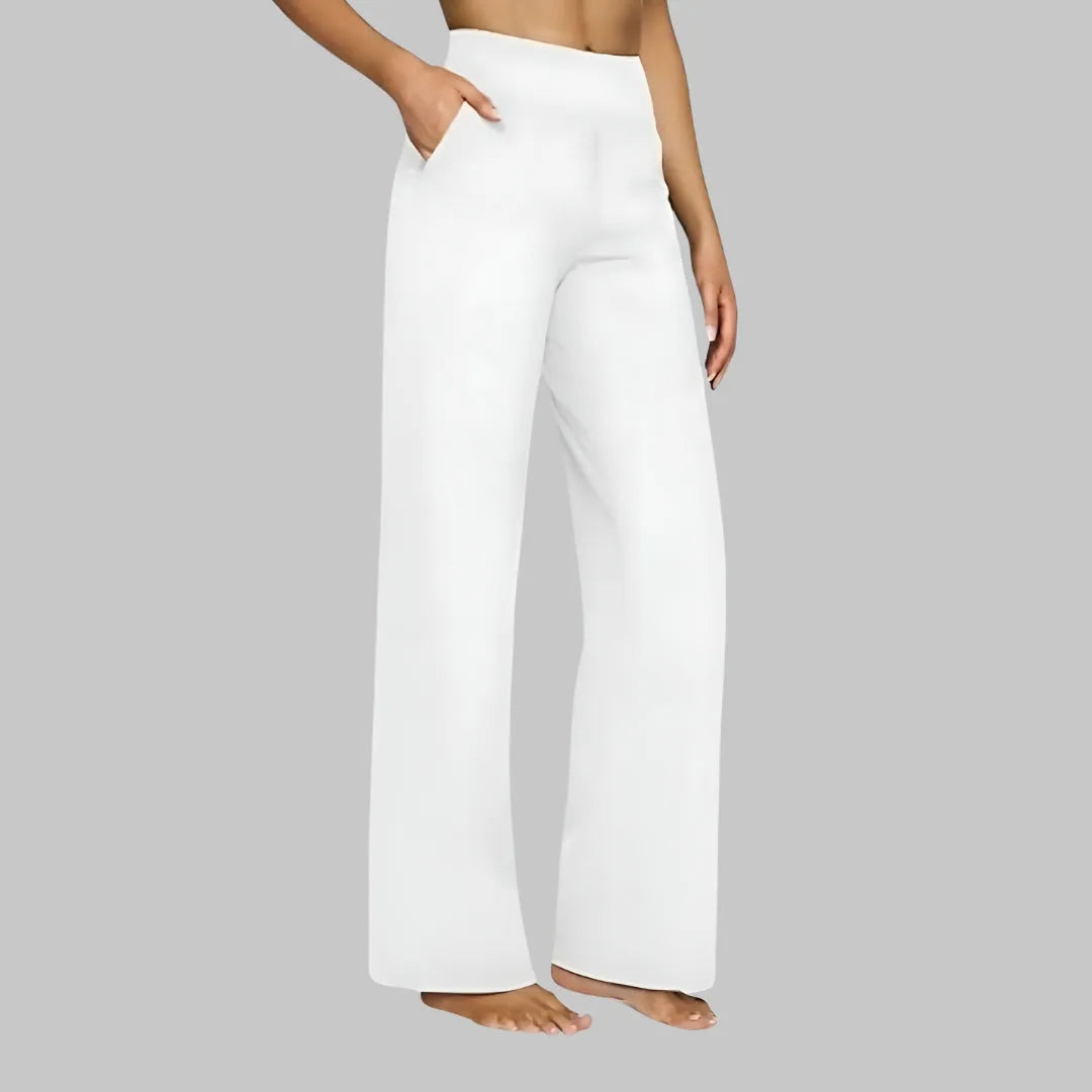 Damen Stretchhose Slim Fit Freizeit mit hoher Taille