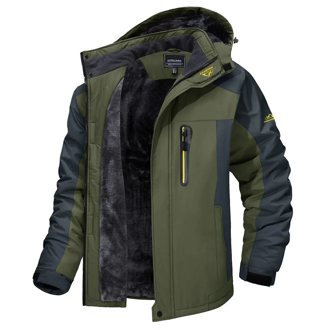 Wasserdichte Damenjacke Regular Fit Freizeit mit Fleecefutter