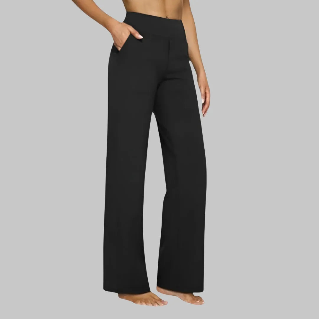 Damen Stretchhose Slim Fit Freizeit mit hoher Taille
