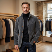 Vintage Jacke Herren Regular Fit Casual Alltag