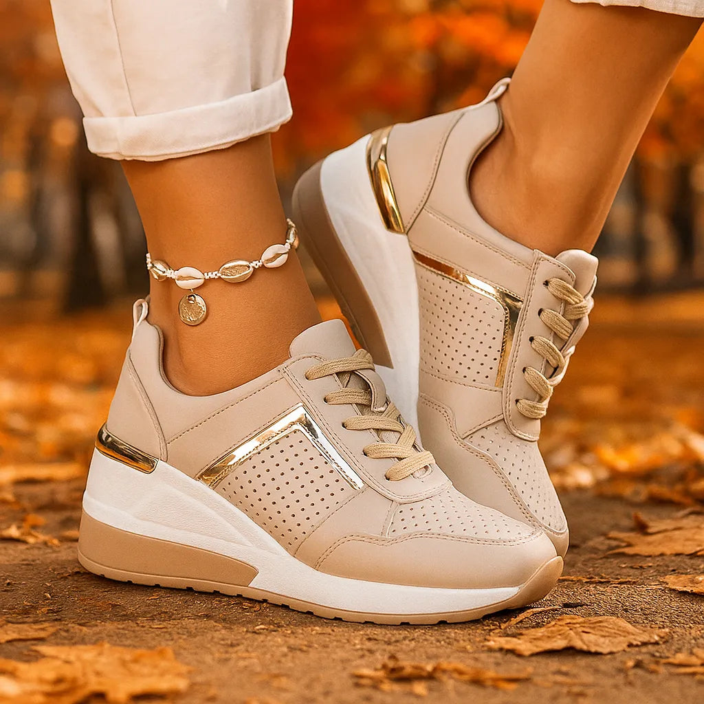 Damen Sneaker Casual Regular Fit Freizeit