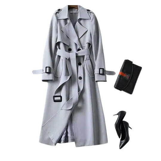 Damen Trenchcoat Regular Fit Business Elegant