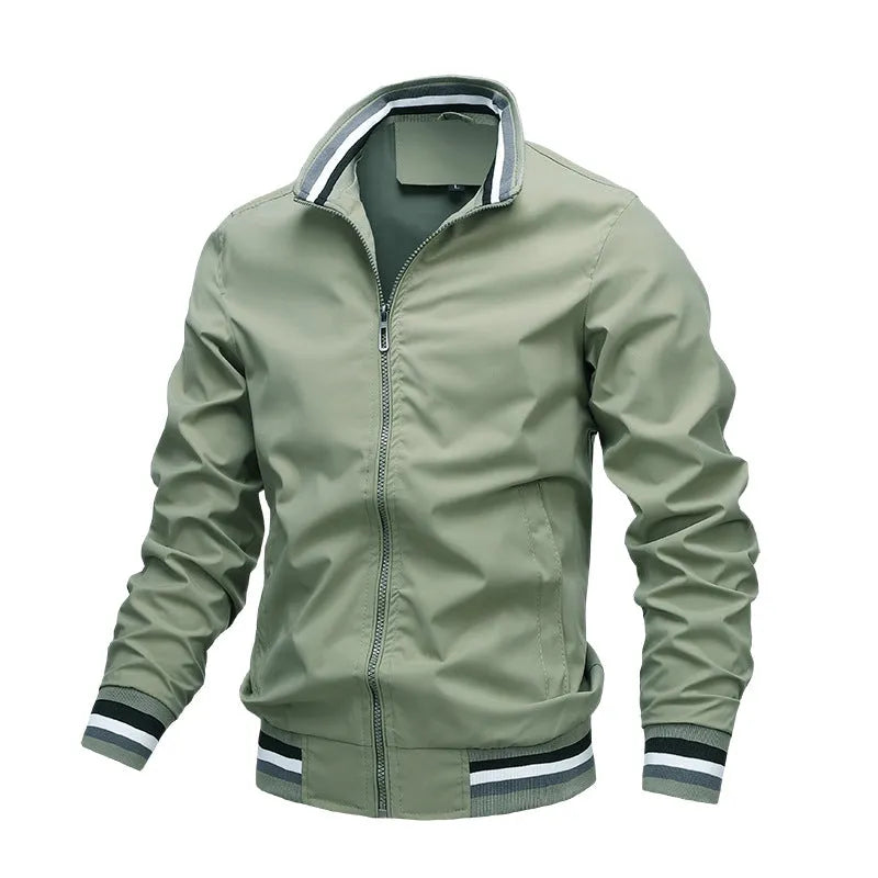 Leichte Herrenjacke Slim Fit Sportlich Elegant Freizeit