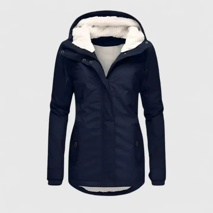 Damen Winterjacke Tailliert Wasser- und Winddicht Freizeit