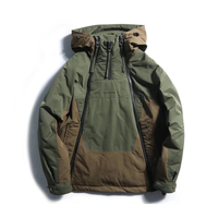 Herren Jacke Oversize mit Reißverschluss und gefüttertem Innenfutter