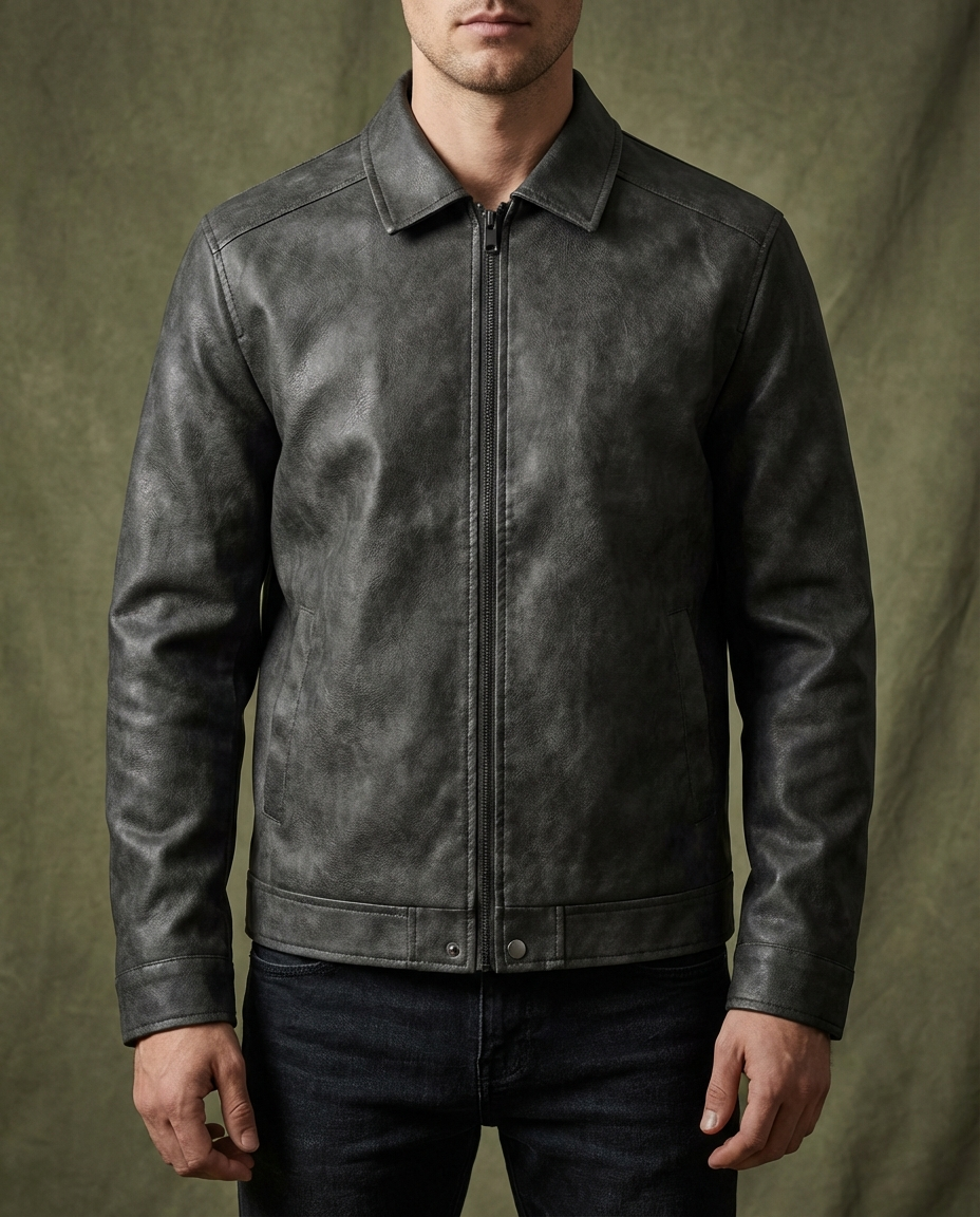 Herren Mantel Relaxed Fit Freizeit