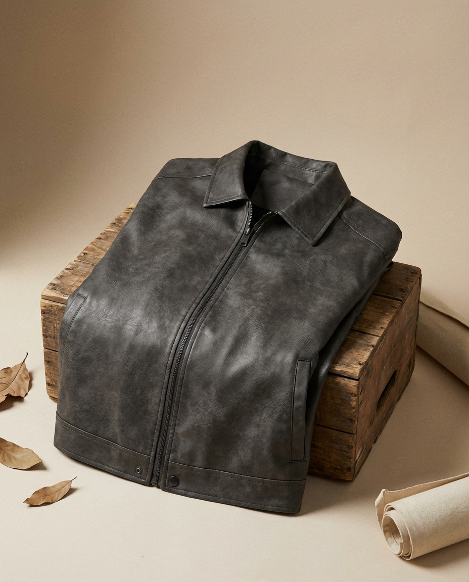 Herren Mantel Relaxed Fit Freizeit
